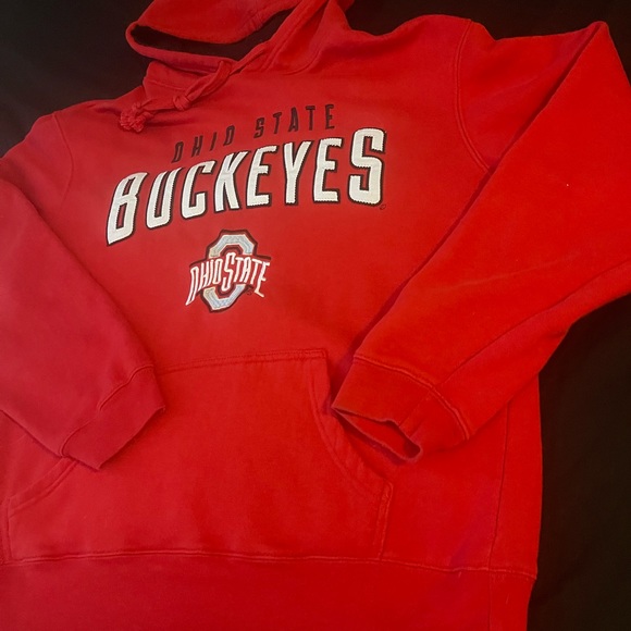 #200 Ohio State buckeyes Scarlet and gray college hoodie - Picture 10 of 15